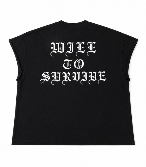WTS CROSS SLEEVELESS TEE