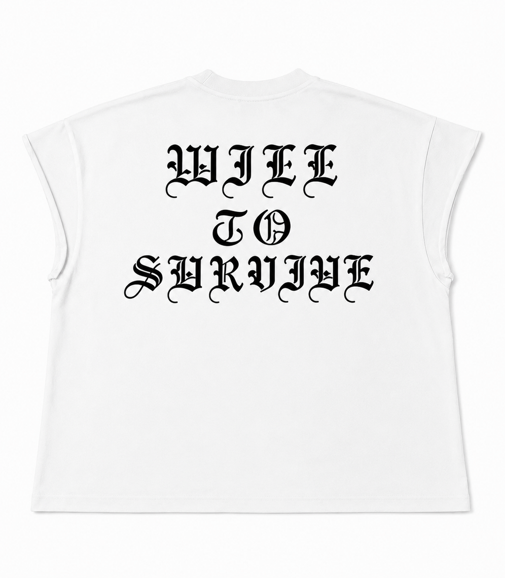 WTS CROSS SLEEVELESS TEE