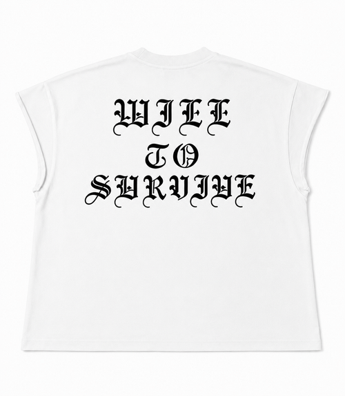 WTS CROSS SLEEVELESS TEE