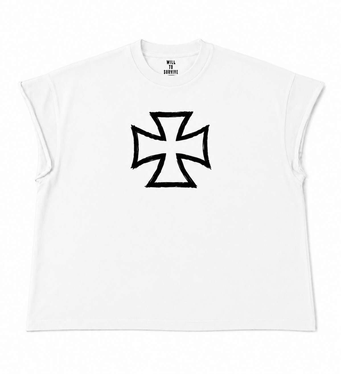 WTS CROSS SLEEVELESS TEE