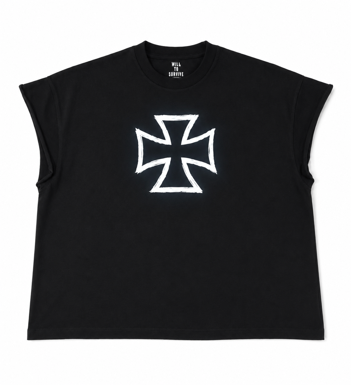 WTS CROSS SLEEVELESS TEE
